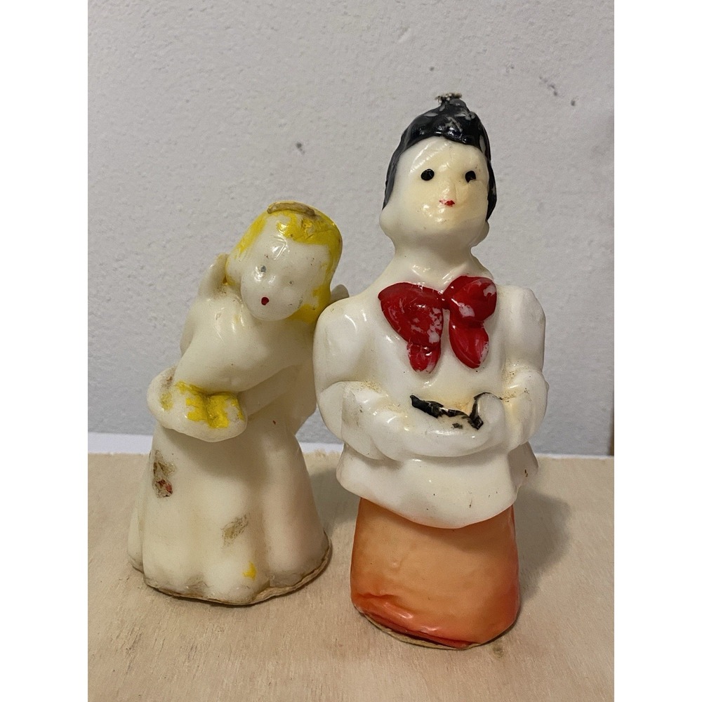 Choir Angel And Boy Vintage Candles